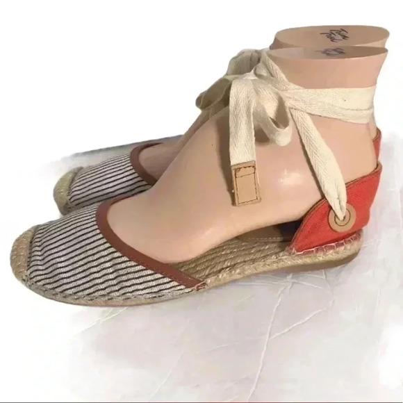 Joie Miramar Striped Espadrilles Size 37 (7) - Picture 1 of 9